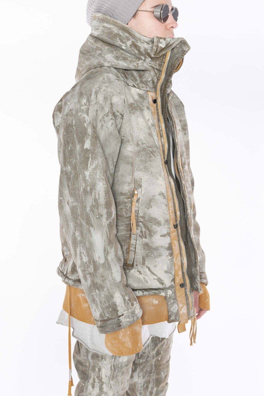 Men Boris Bidjan Saberi Jackets | Light Gum Jacket