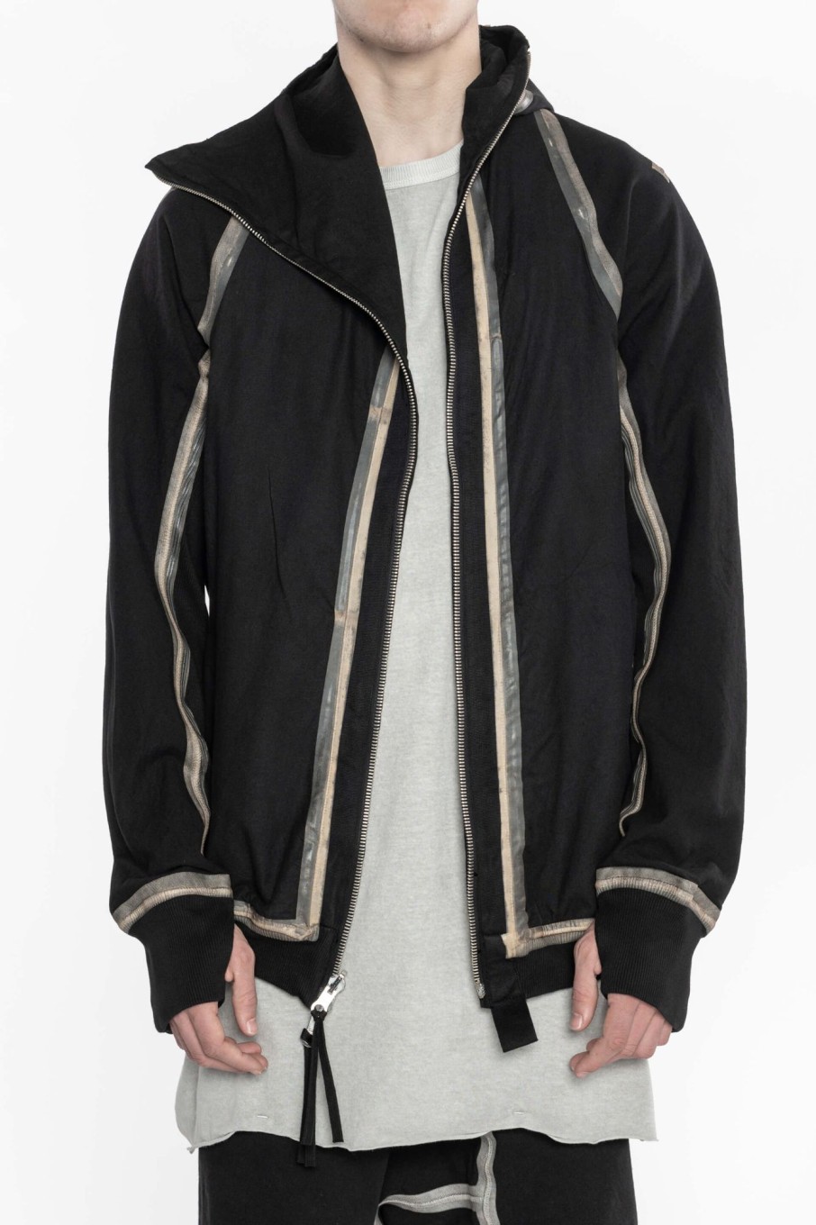 Men Boris Bidjan Saberi Jackets | Hybrid Zipper Jacket