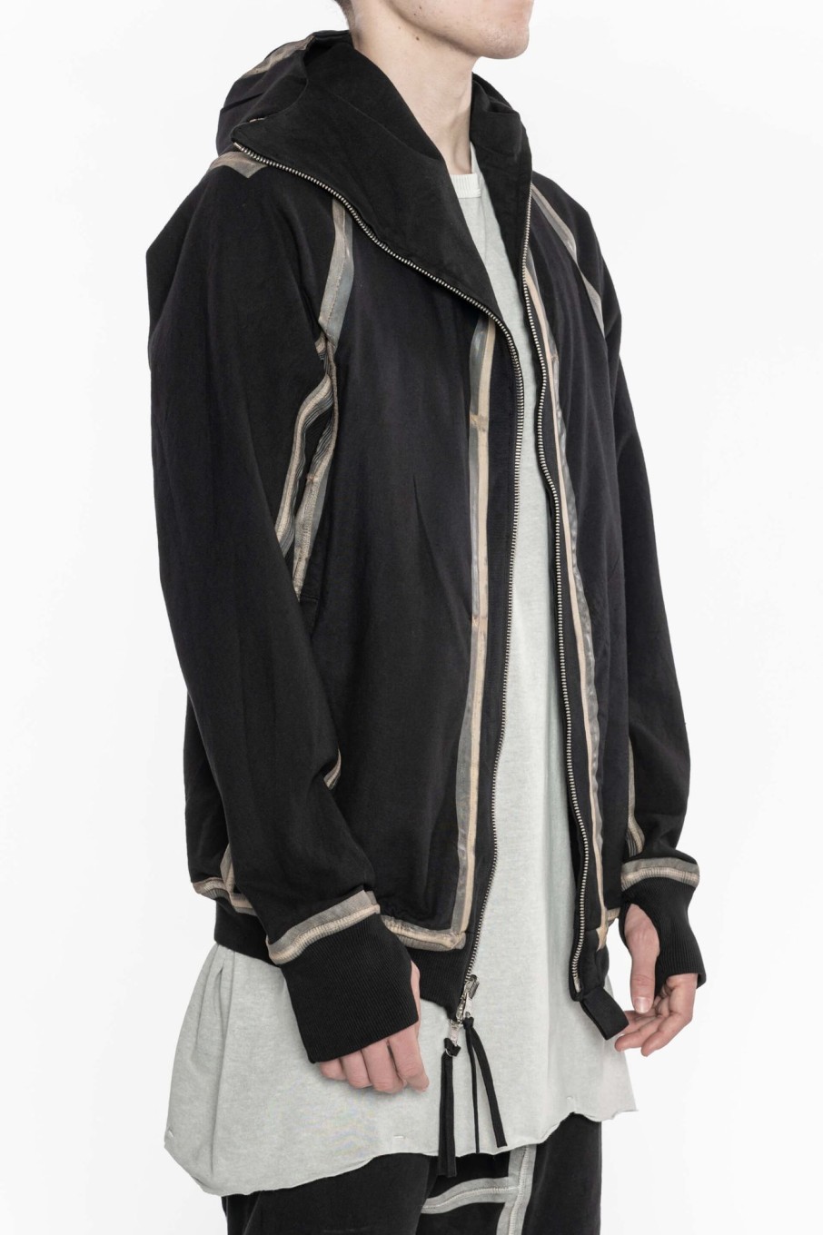 Men Boris Bidjan Saberi Jackets | Hybrid Zipper Jacket