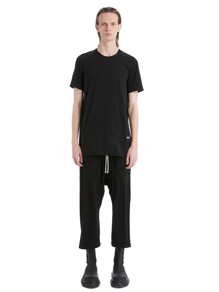 Men Rick Owens Pants | Rick Owens Phlegethon Cargo Drawstring Cropped Pants