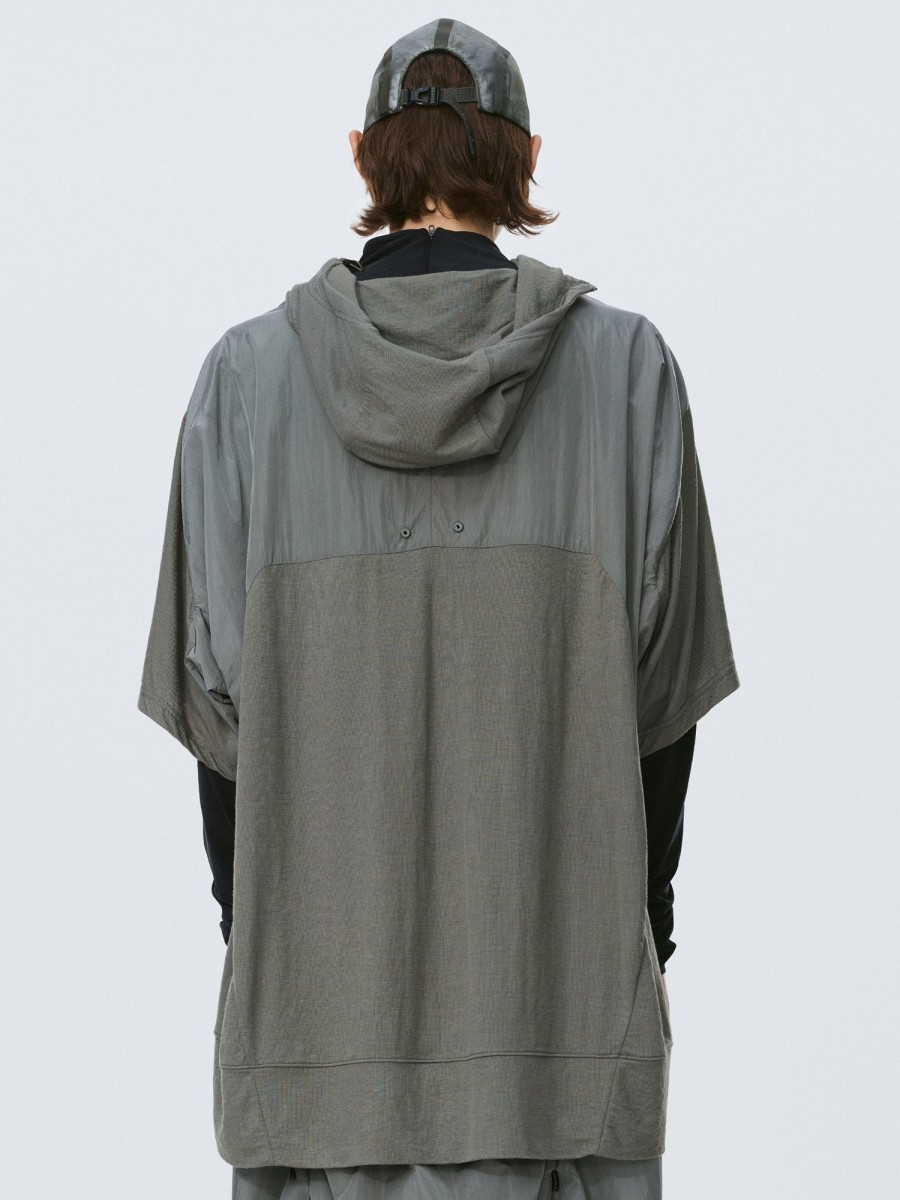 Men HAMCUS T-Shirts | Eccaf / Hooded Geo-Panel T-Shirts