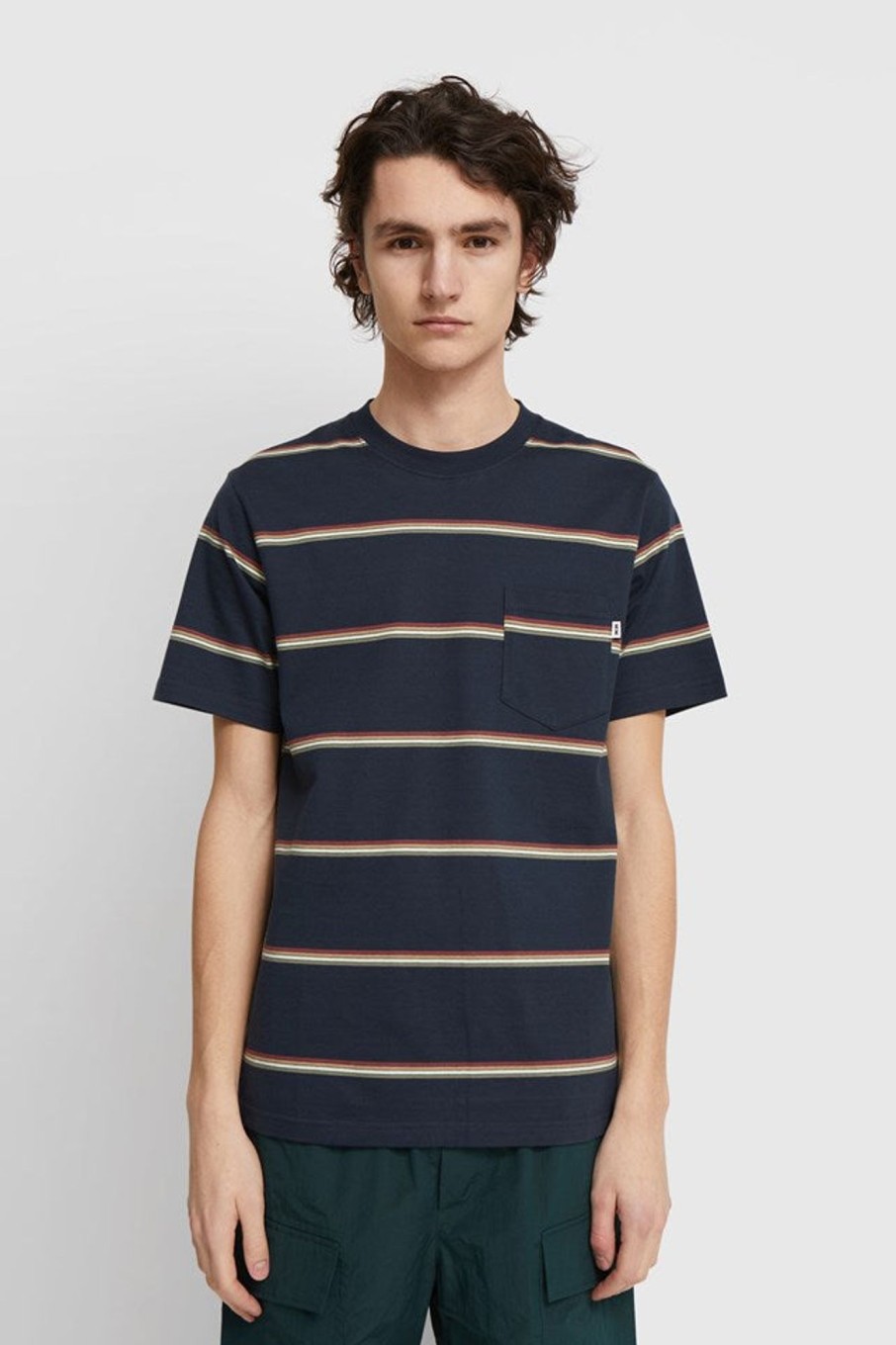 Men Wood Wood T-Shirts | Bobby Stripe T-Shirt