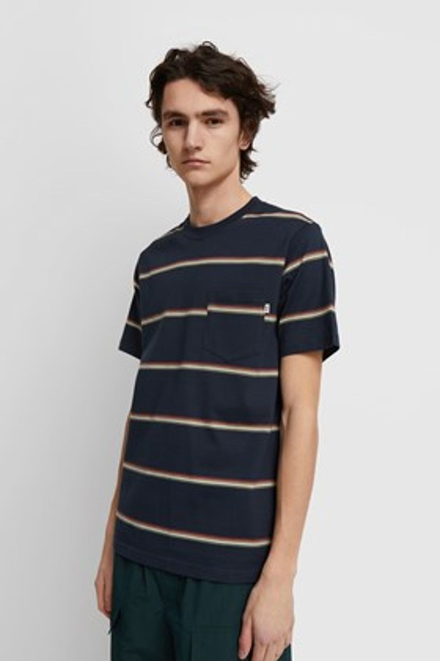 Men Wood Wood T-Shirts | Bobby Stripe T-Shirt