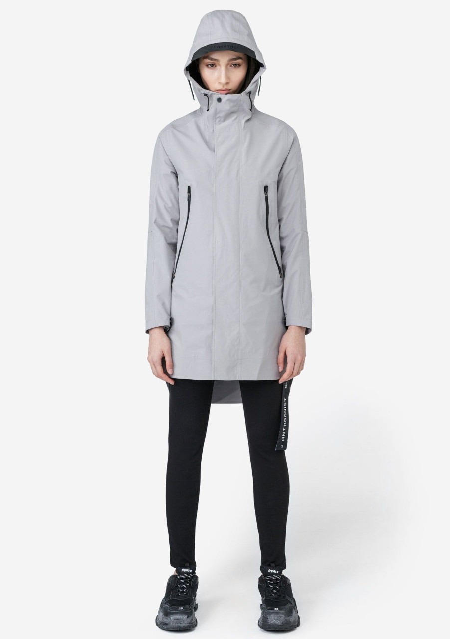 Men KRAKATAU Jackets | Techno Raincoat Mishima