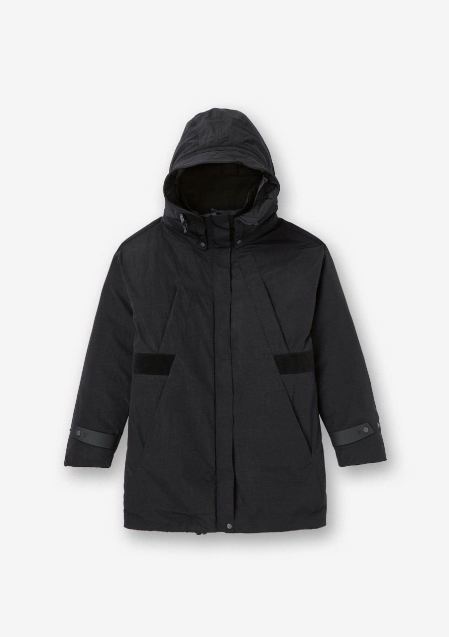 Men KRAKATAU Jackets | Removable Hood Padded Jacket